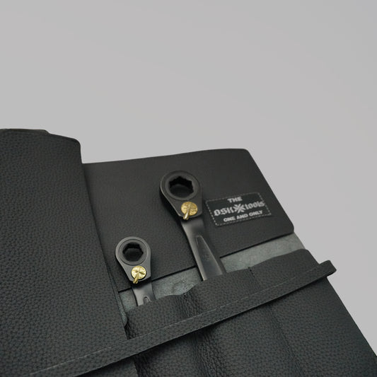 OSK Tools Premium Leather Wrench Roll