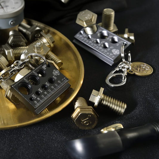 Simple Fastener Gauge SAE Key Chain