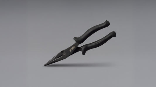 OSK 7 Inch Serrated Jaw Long Nose Pliers