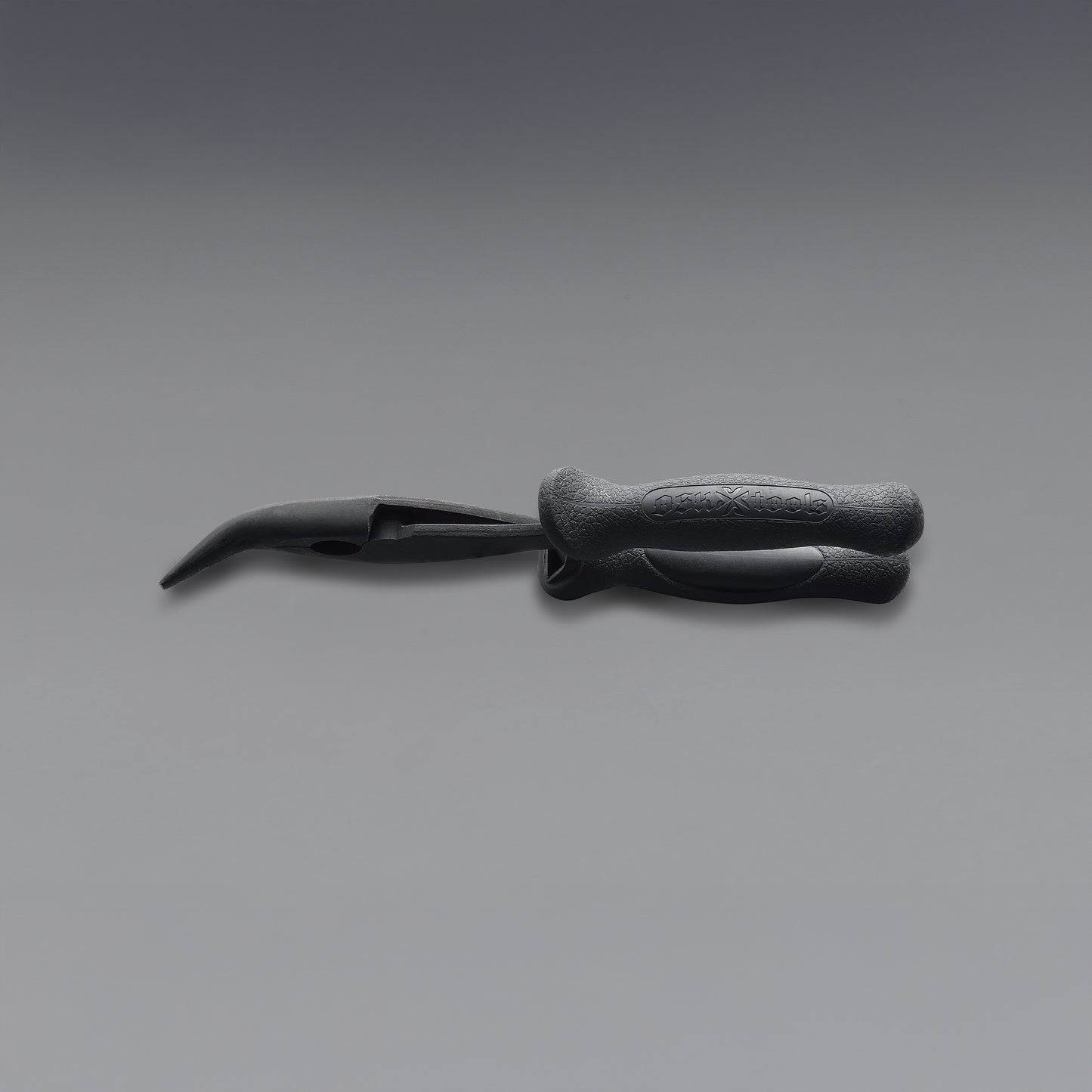 OSK 7 Inch 70-Degree Bent Serrated Jaw Long Nose Pliers