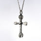 OSK Sterling Silver Wrench & Bone Cross Pendant