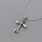 OSK Sterling Silver Wrench & Bone Cross Pendant