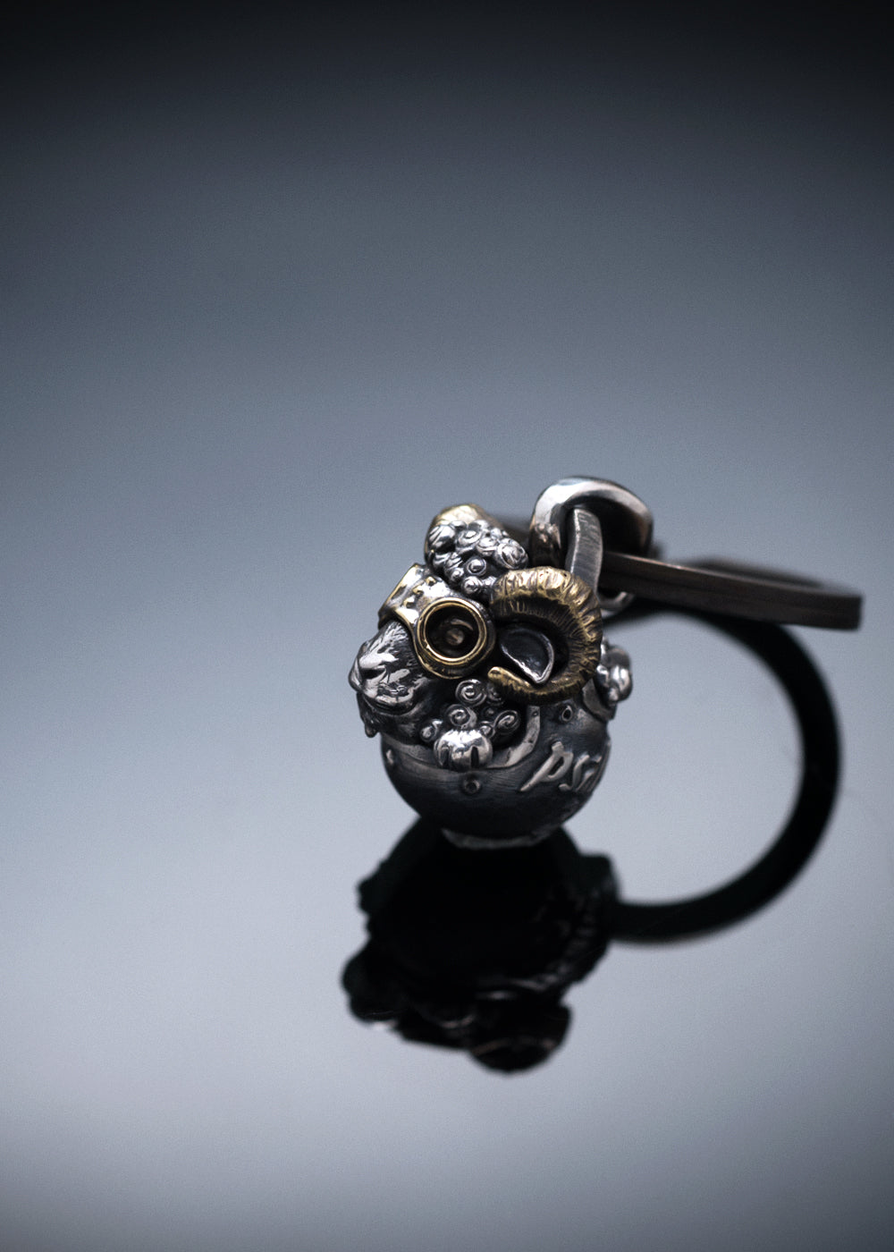 OSK Guardian Sheep Keychain