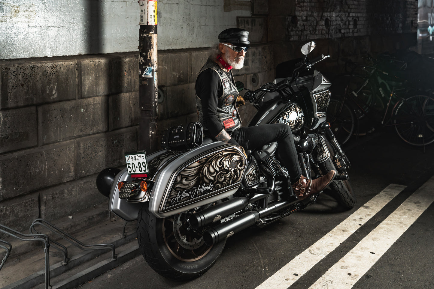 Arthur Hollands X OSK Leather Tool Bag