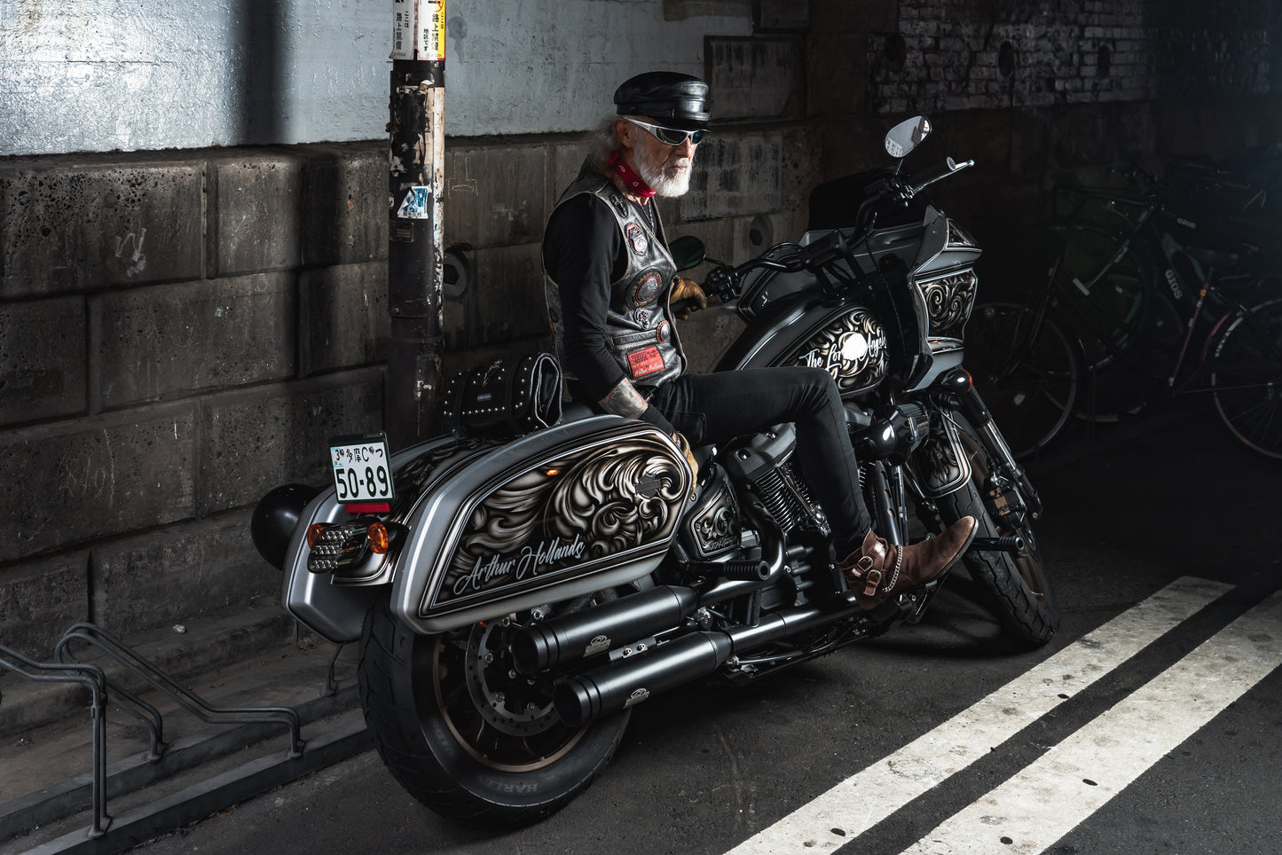 Arthur Hollands X OSK Leather Tool Bag