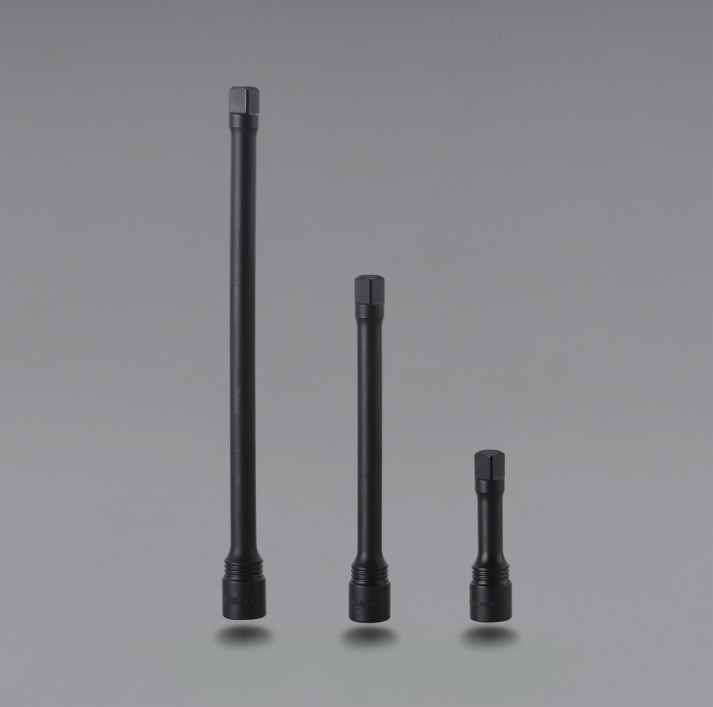 3 / 8 BLACK CHROMED EXTENSION BAR SET