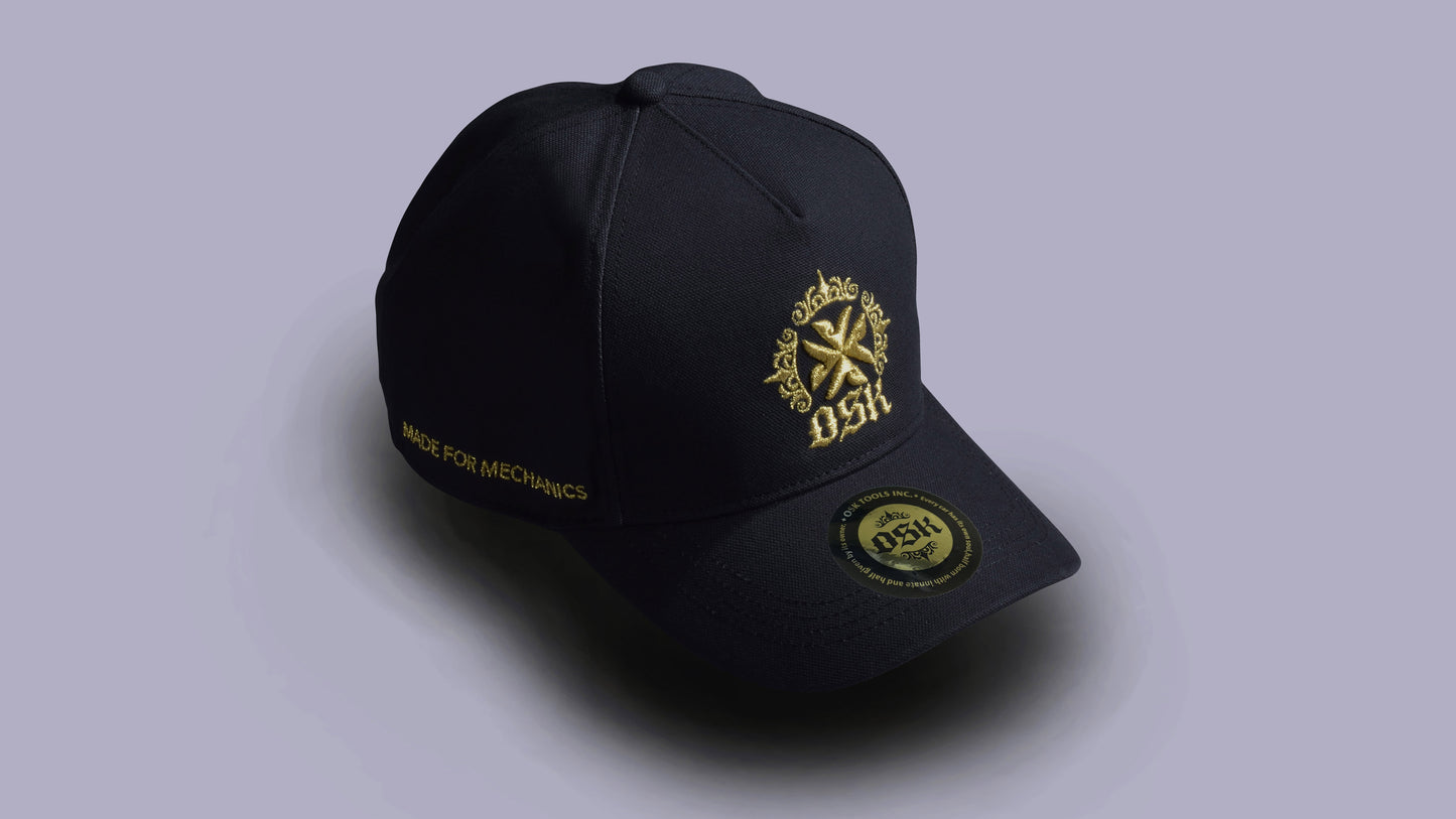OSK Golden Snapback Casual Cap