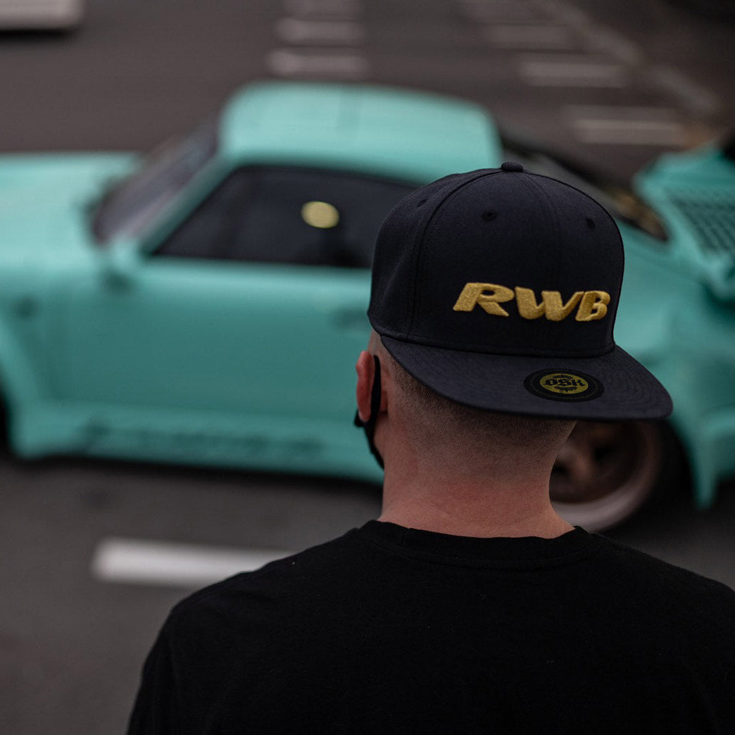 RWB X OSK Golden Snapback Flat Cap