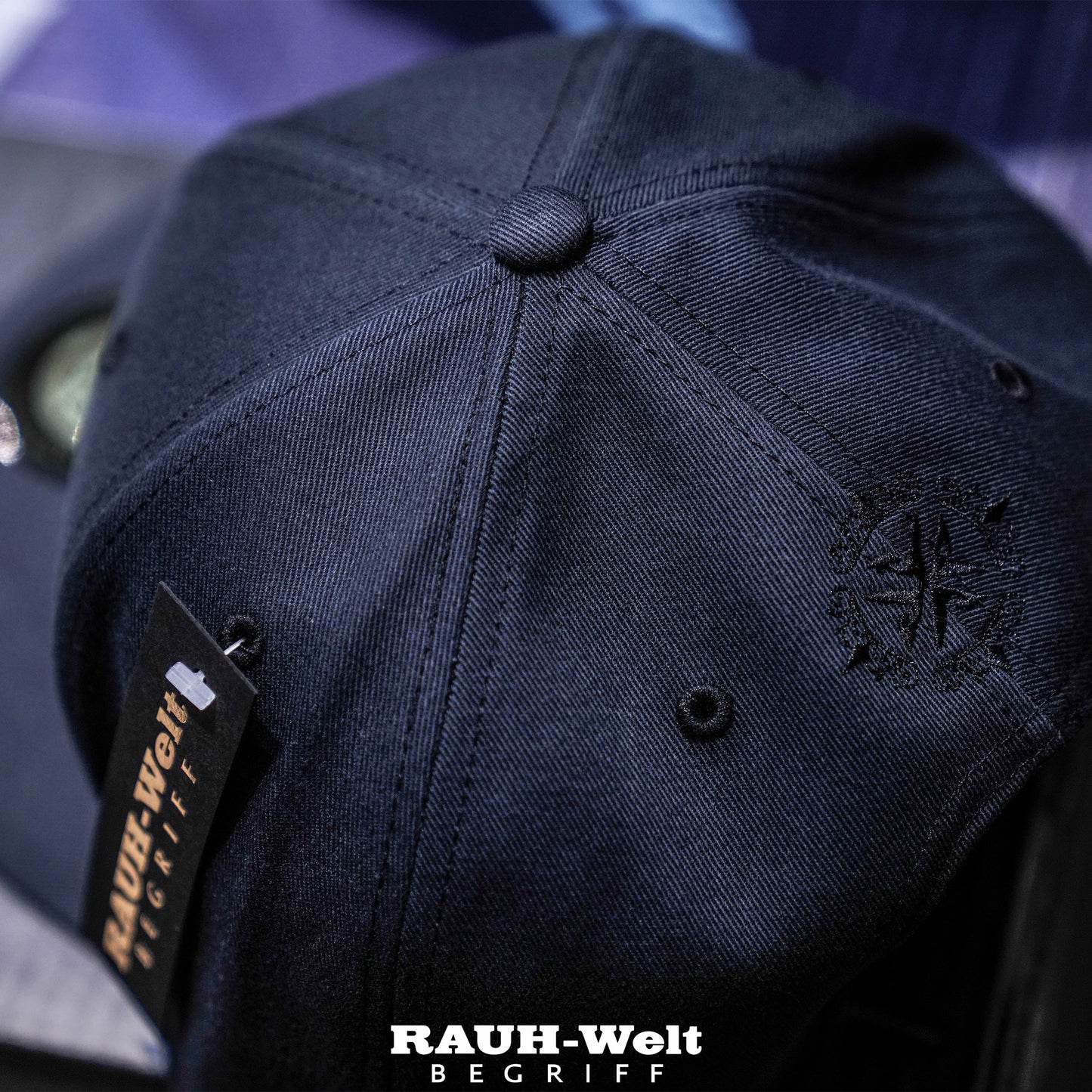 RWB X OSK Black Snapback Flat Cap