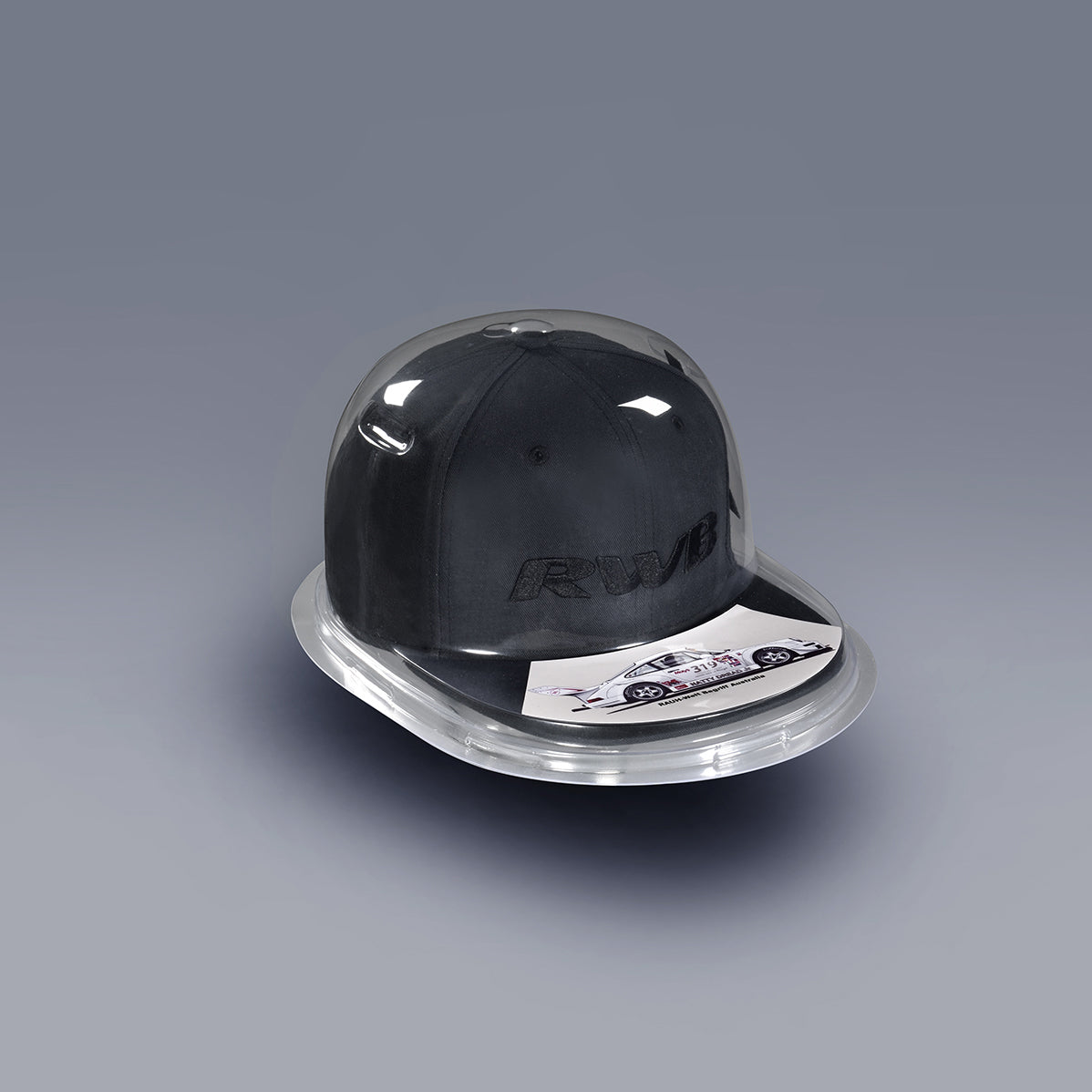 RWB X OSK Black Snapback Flat Cap